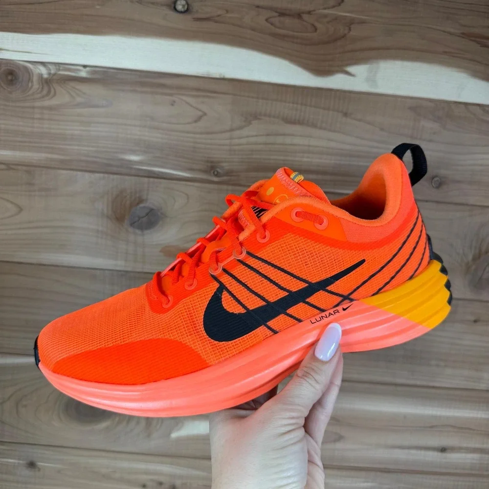 Nike‎ Lunar Roam Total Orange Black Running Shoes HJ9145-809 Mens 8